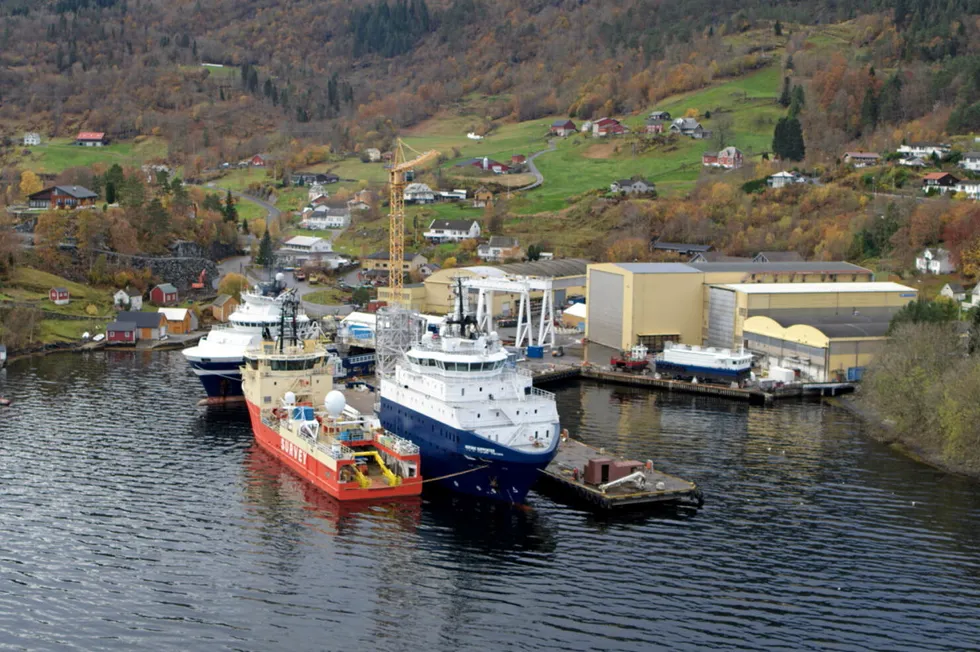 Fjellstrand verft i Hardanger.