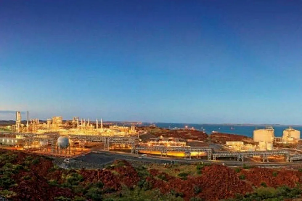 Potential expansion: the Pluto LNG project in Western Australia