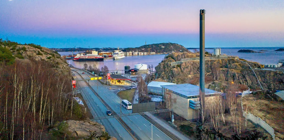 Nå samler Agder Energi all fjernvarmevirksomheten i ett konsern. Her Vesterveien Varmesentral i Kristiansand.
