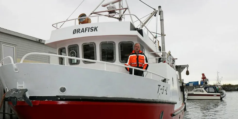 Om kort tid er Tommy Hansen den eneste rekefiskeren igjen i Lyngen kommune i Troms. Fjorder tomme for reker tvinger aktører vekk fra næringen, sier han.Foto: Jørn Mikael Hagen