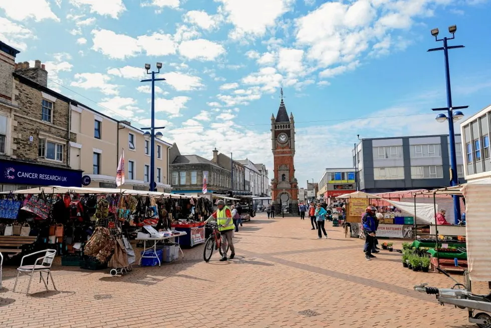 Redcar town centre.