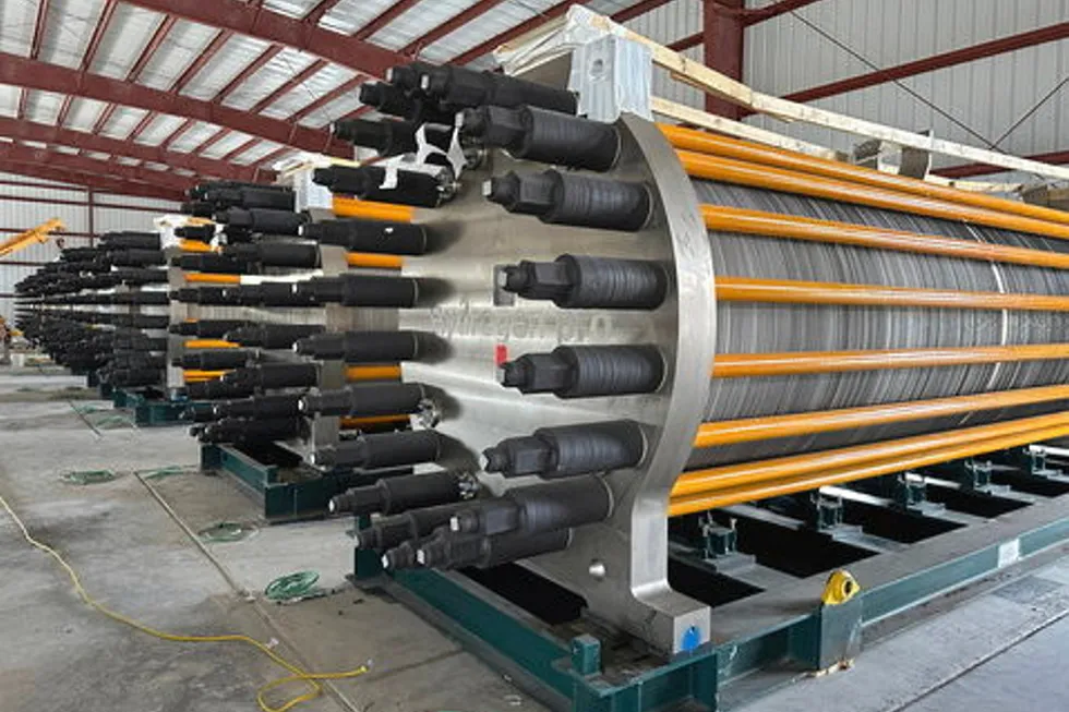HydrogenPro electrolysers delivered to the ACES project site in the US state of Utah.