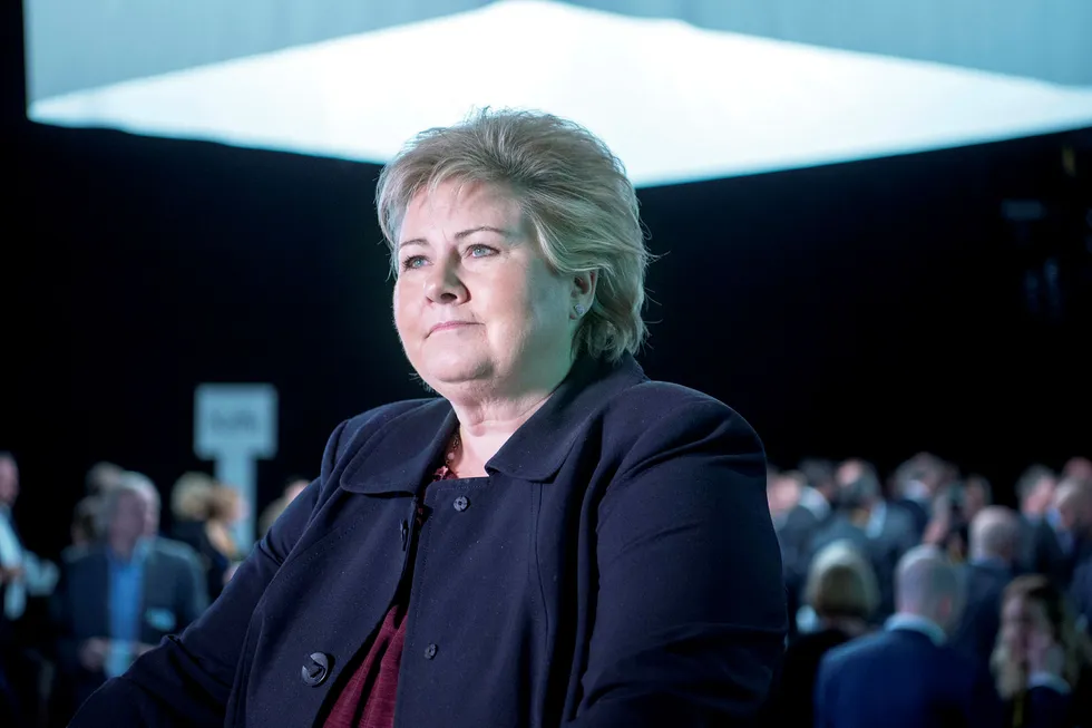 Statsminister Erna Solberg startet valgkampen lørdag. Foto: Elin Høyland