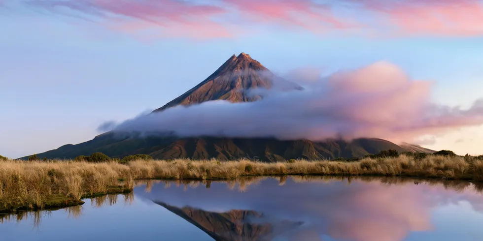 Mount Taranaki. 90GW of potential is cited off the New Zealand region alone.