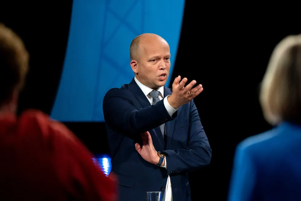 Finansminister Trygve Slagsvold Vedum.