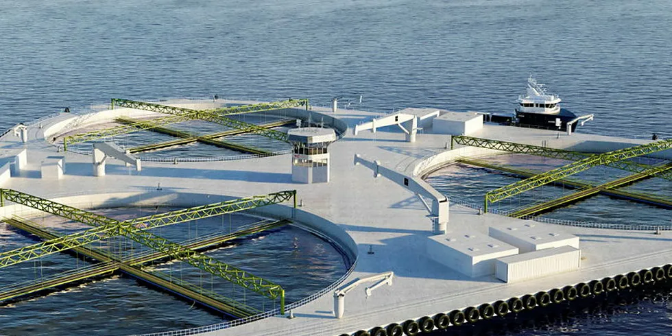 Fjordmax er utviklet av Salaks og NKS Ship Design. Den skal gi en årlig produksjon på 7020 tonn laks.