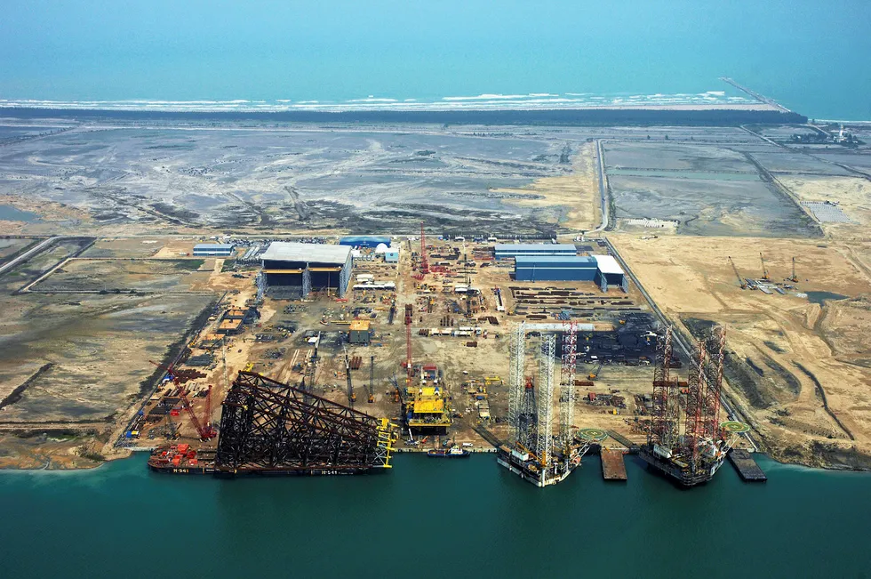 Skill set: McDermott's Altamira yard in Mexico