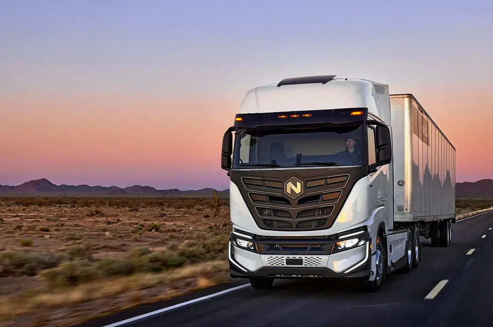 Nikola Motors' Tre BEV truck.