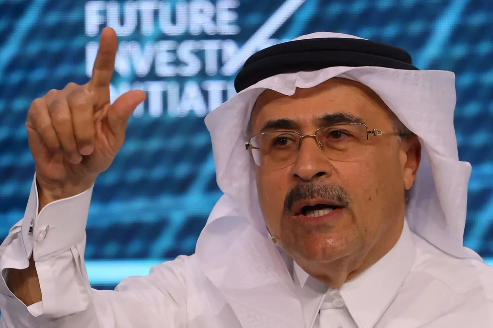 Saudi Aramco chief executive officer, Amin Nasser.