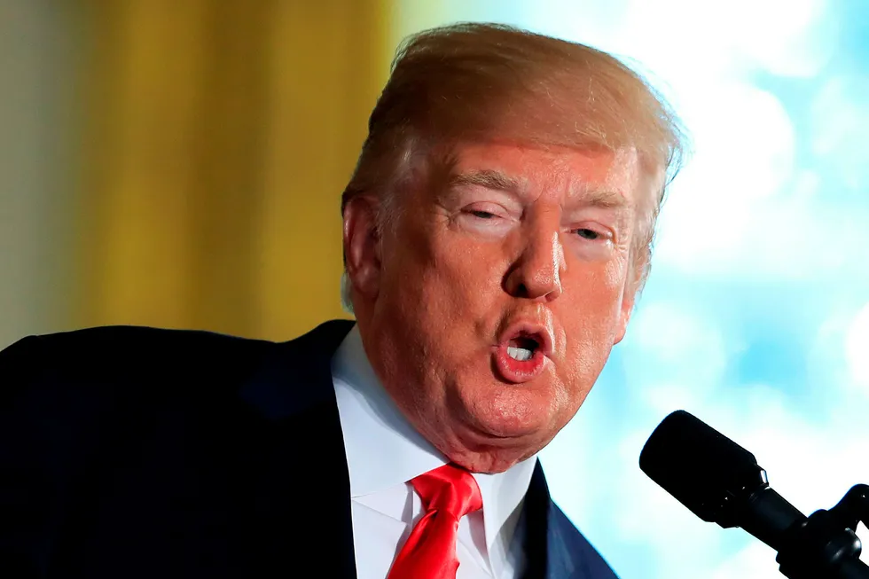 USAs president Donald Trump er mer opptatt av at han personlig frikjennes, enn at Russland blandet seg inn i presidentvalget. Foto: Manuel Balce Ceneta/AP/NTB Scanpix