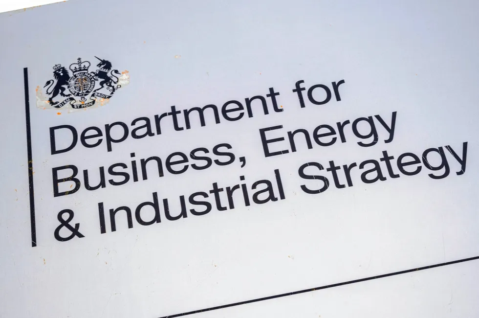 The Department for Business, Enterprise and Industrial Strategy initiated the Hydrogen Village trial.