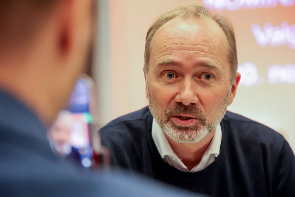 Trond Giske under Nominasjonsmøte Sør-Trøndelag Arbeiderparti på Scandic Hell hotell Stjørdal.