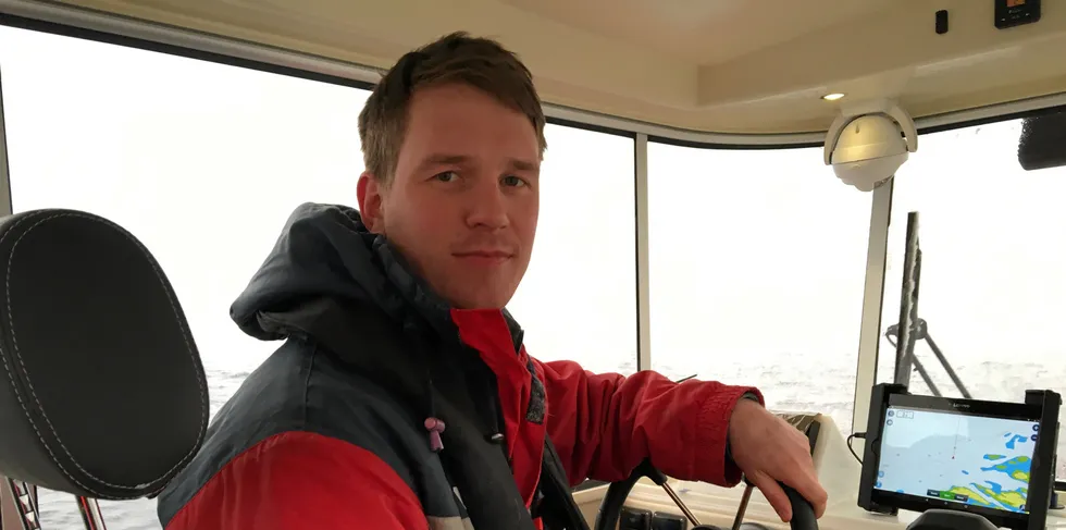 Jacob Palmer Meland er dagleg leiar i Lovundlaks på Helgeland.