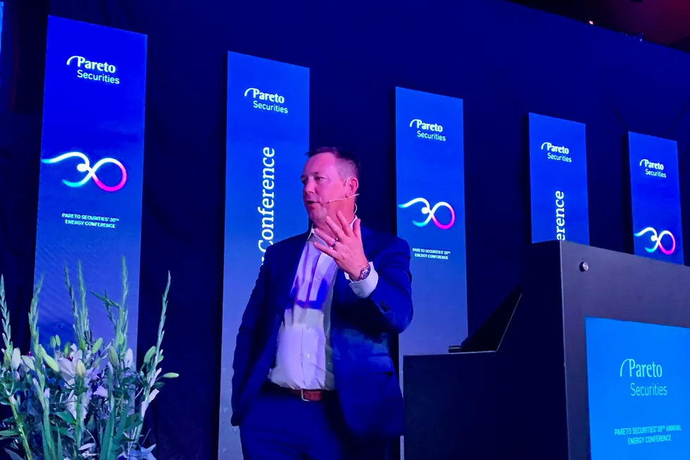 Transocean president Keelan Adamson.