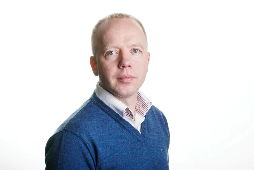 Utviklingsredaktør Trond Sundnes i DN rykker opp til å bli sjef for eierkonsernet NHSTs globale publikasjoner. Foto: Mona Pedersen