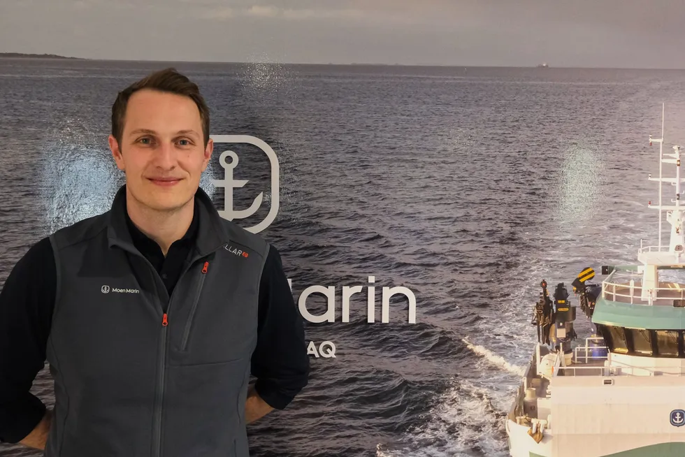 Lars Ivar Viken Elvertrø i Moen Marin.