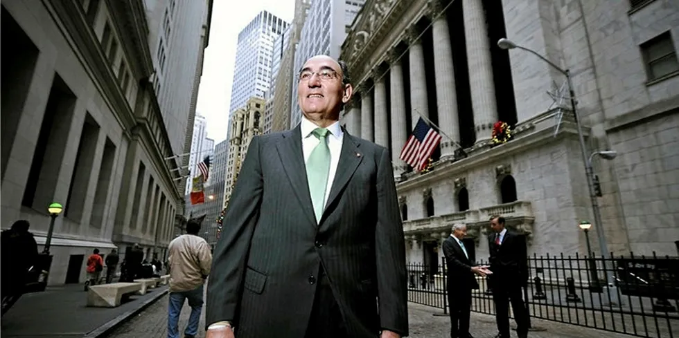 Iberdrola CEO Ignacio Galan in New York