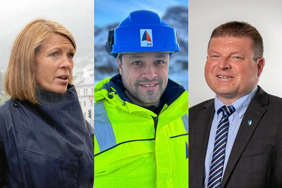 Ragnhild Fresvik og Eviny ser ikkje ut til å få til ein fusjon med Knut Arild Flatjord og SFE. Arve Helle er styreleiar hos den største eigaren i SFE, som seier nei til fusjon.
