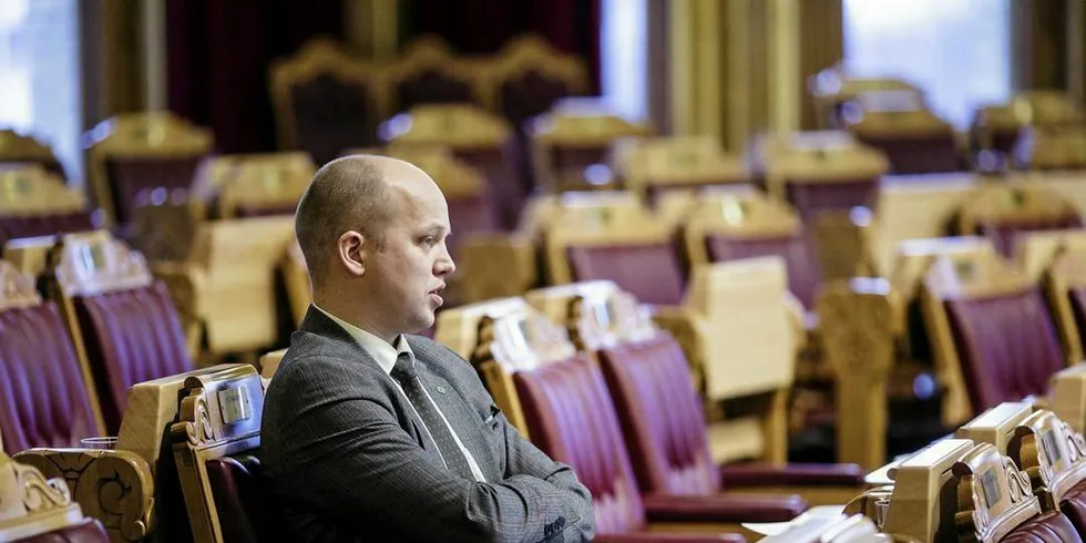 Leder Trygve Slagsvold Vedum i Senterpartiet.Arkivfoto: DN
