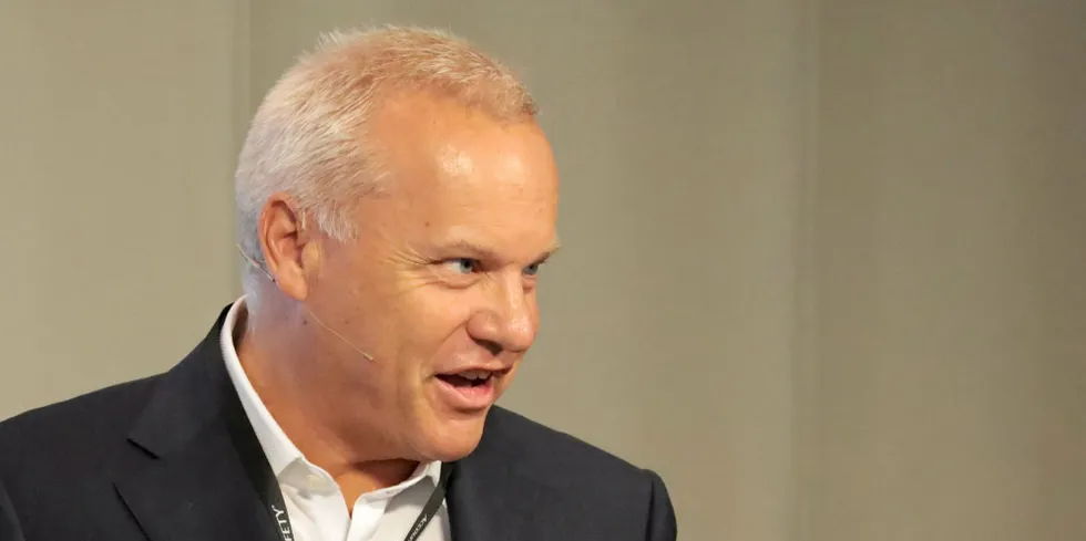 Equinor-sjef Anders Opedal kan registrere at selskapet nå er blant de 15 største fornybarprodusentene med sete i Norge.