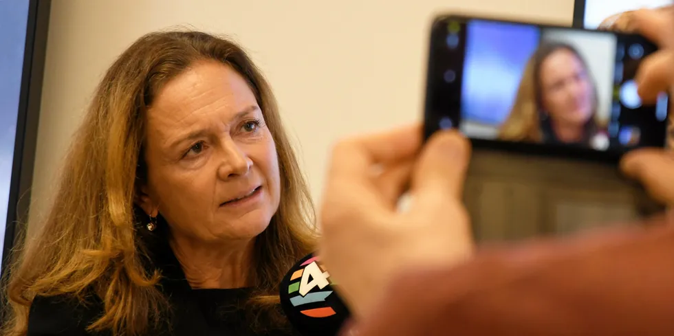 Statnett-sjef Hilde Tonne kan registrere en ekstrem vekst i oppsamlede flaskehalsinntekter, selv om Statnett klarte å disponere rundt 15 milliarder kroner i løpet av året.