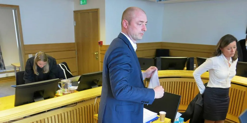 SKADELIG FOR NSL: Administrerende direktør Robert Eriksson i NSL forklarte i tingretten tirsdag ettermiddag at medieoppslagene om epostsaken var veldig skadelig for NSLs omdømme.Foto: Agnar Berg