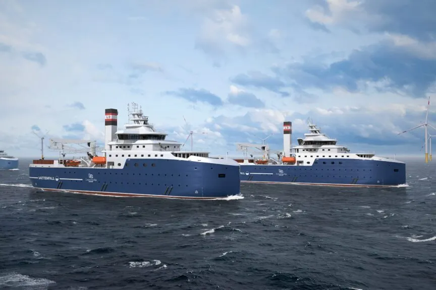 Louis Dreyfus Armateurs will operate the vessels to service Vattenfall wind farms.