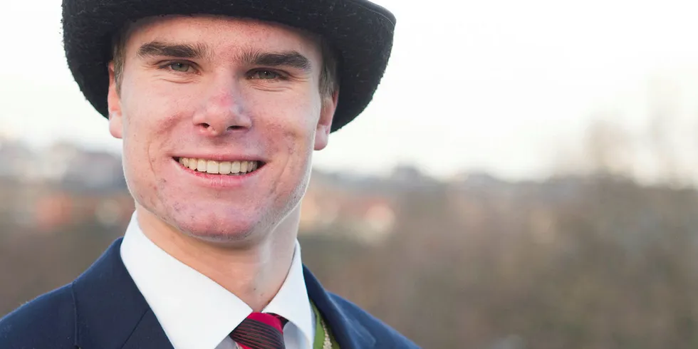 Trives i Trondheim: Lars Falsen Habostad er leder av linjeforeningen for Energi- og miljøstudentene ved NTNU i Trondheim. Det femårige sivilingeniørstudiet har ry som landets mest prestisjefulle i sitt fagområde.