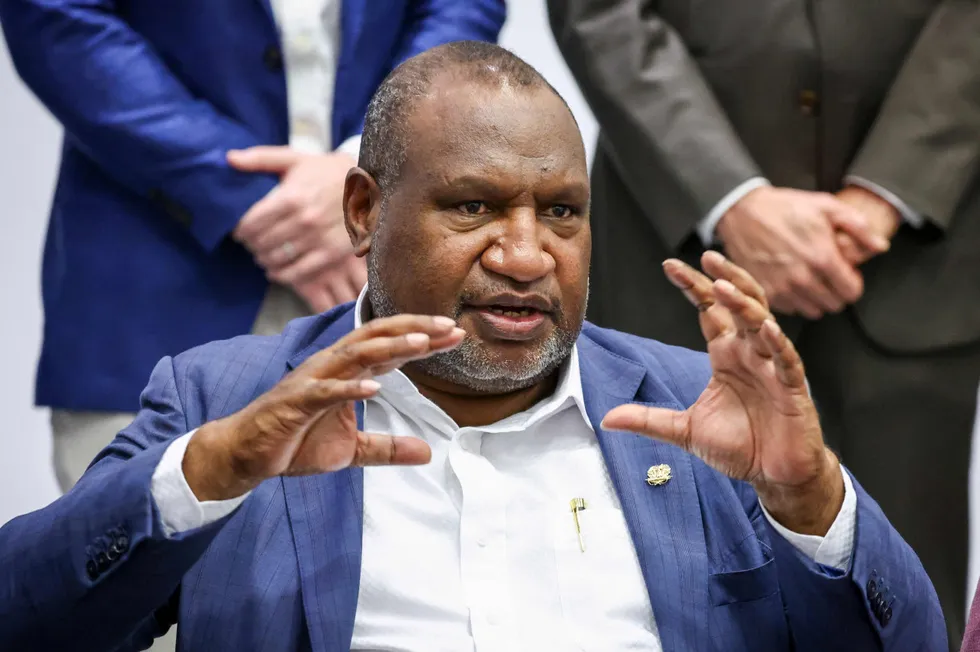 Papua New Guinea's Prime Minister, James Marape.