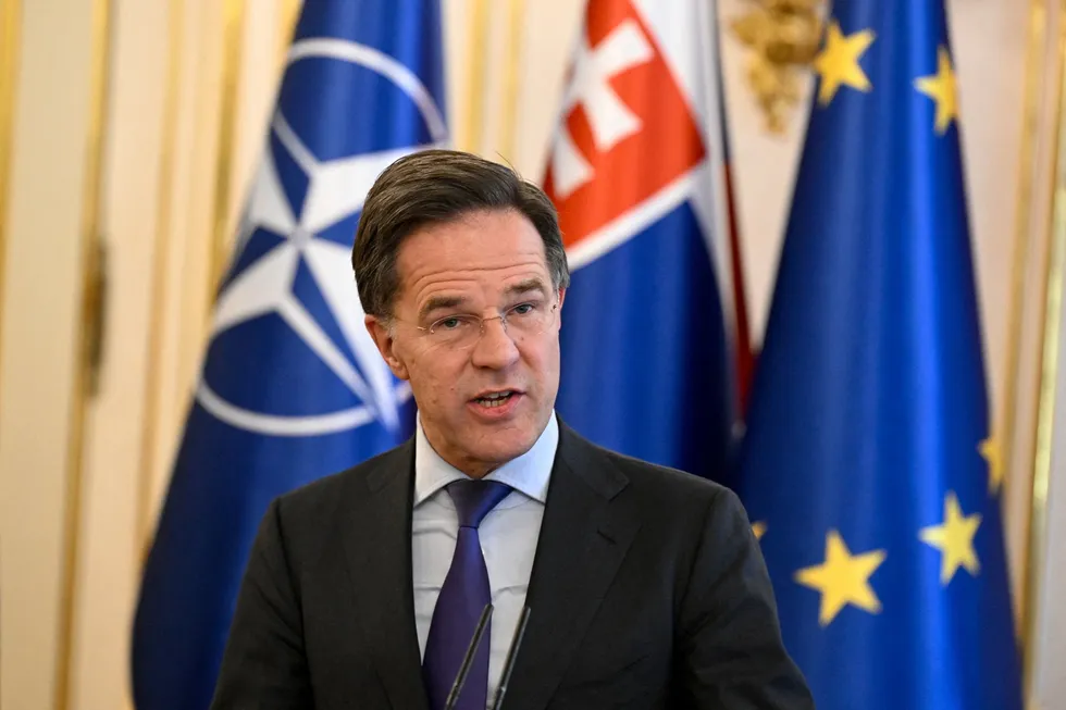 Natos generalsekretær Mark Rutte.