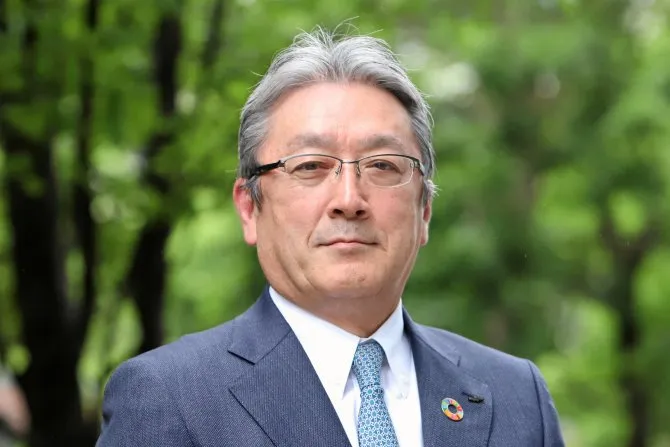 Masaru Ikemi, CEO and President of Japan's Maruha Nichiro.