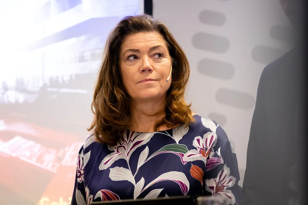 Kristin Skogen Lund, sjef i Schibsted.