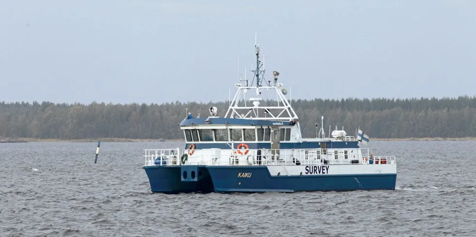 Surveying vessel for Ilmatar Energy.