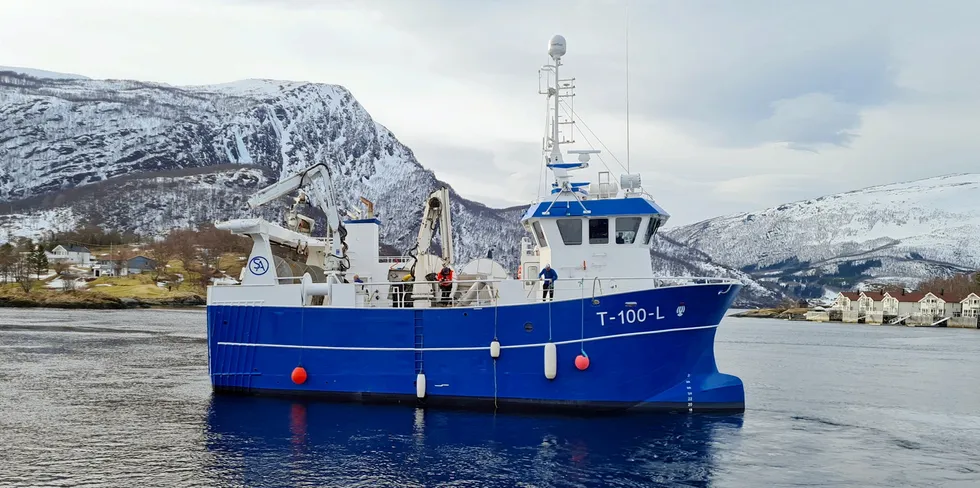 Her er «Stian-Andre» i 2022-utgave ute på testtur før endelig overlevering fra byggeverftet.