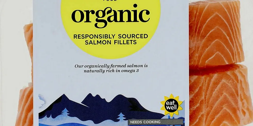 UK consumers can already pick up packs of organic seafood -- but only farmed.