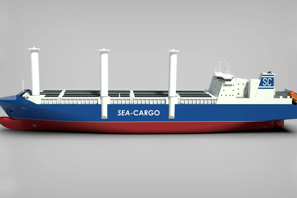 Sea-Cargo har kjøpt nye skip som de skal installere seil på.