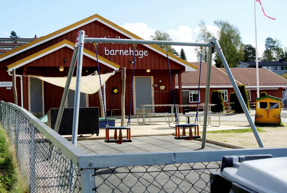 Allerede i år ligger det an til at 40 prosent av private barnehager går med underskudd, skriver Steinar Juel i kronikken. Illustrasjonsfoto.