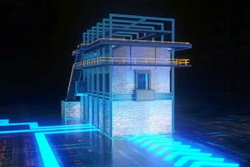 Hydrogen-powered furnace.
