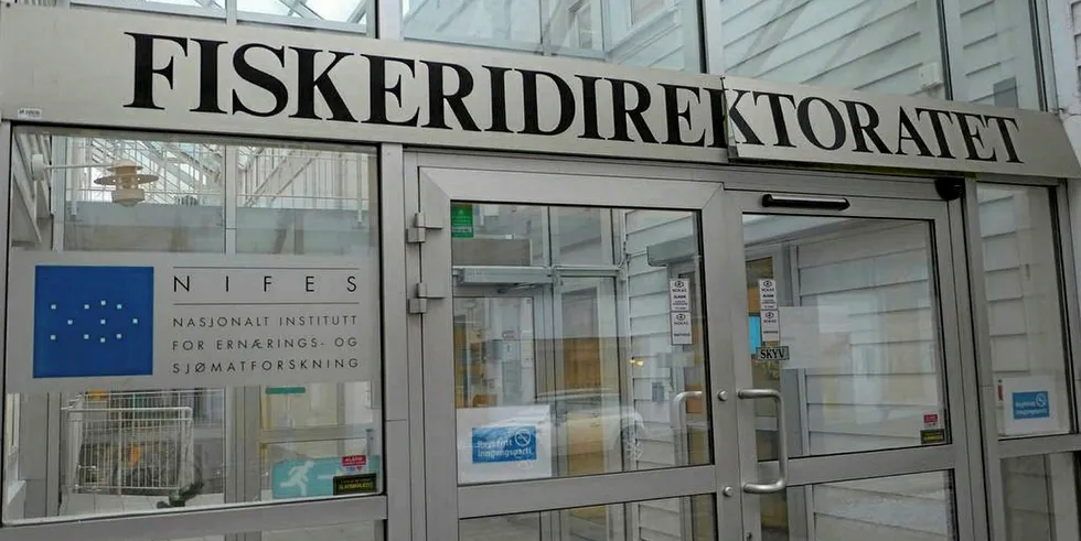 Fiskeridirektoratets reguleringsmøte som samler bredden av næringsorganisasjonene, blir ikke avviklet nå i høst. Her fra direktoratets hovedkontor i Bergen.