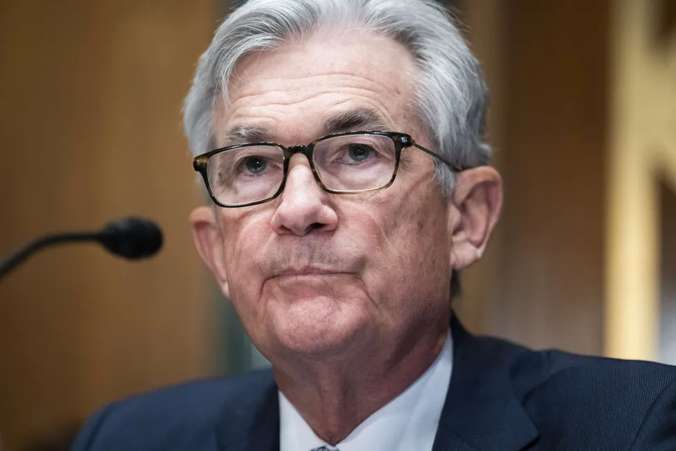 Sentralbanksjef Jerome Powell.