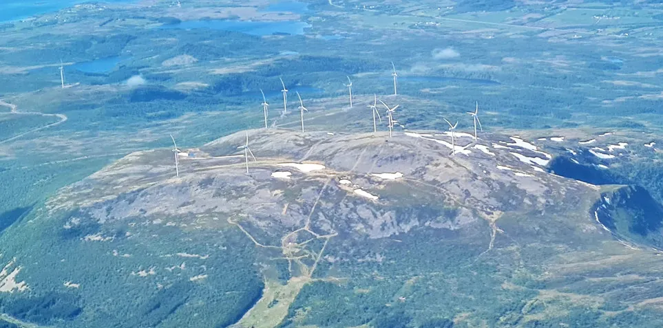 Vindkraftverk i Finnmark. Vindkraft.