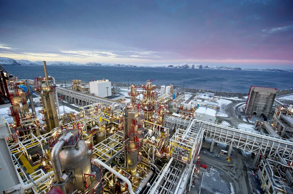 Melkøya snøhvit gassproduksjon Foto: Øyvind Hagen/Statoil