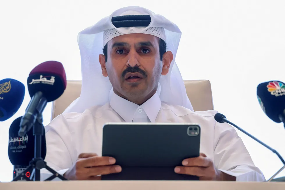 QatarEnergy chief executive, Saad Sherida Al Kaabi.