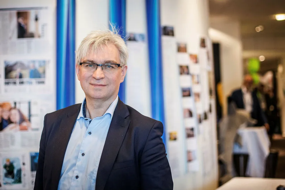 André Skjelstad vil at flere større kommuner i regionsentrene skal slå seg sammen. Foto: Odin Jæger/VG/NTB Scanpix