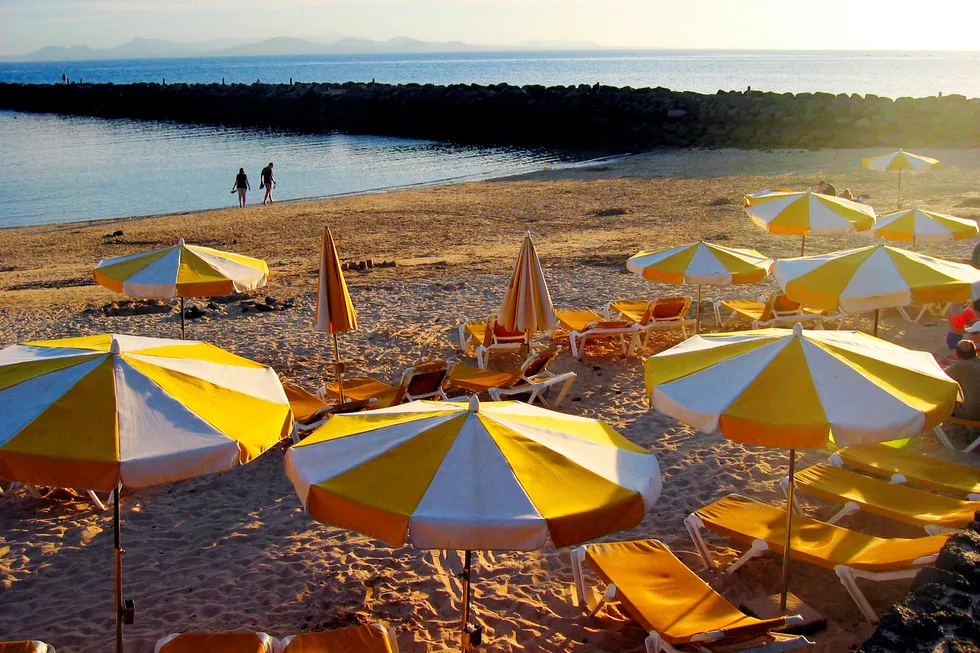 Bildet er fra Lanzarote i Spania.