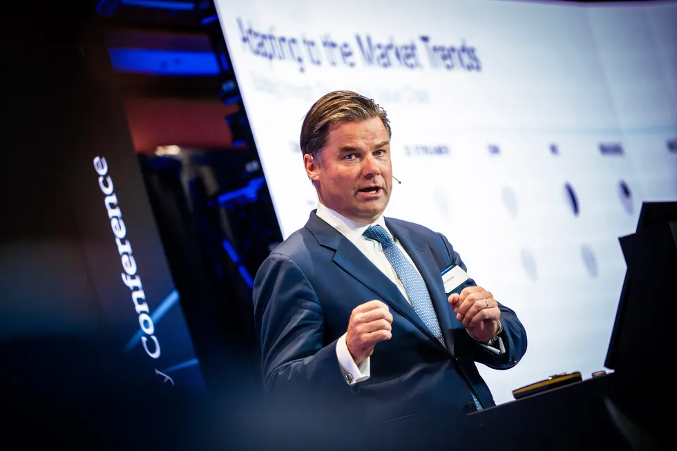 TGS chief executive Kristian Johansen