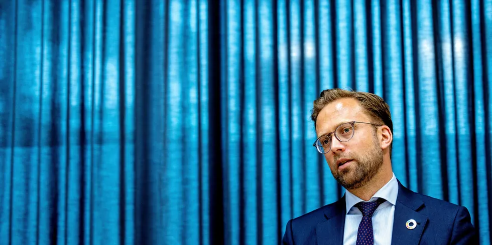 Nikolai Astrup om utbyggingskostnadene for flytende vindkraft: – For tidlig å avskrive Utsira Nord, mener han.