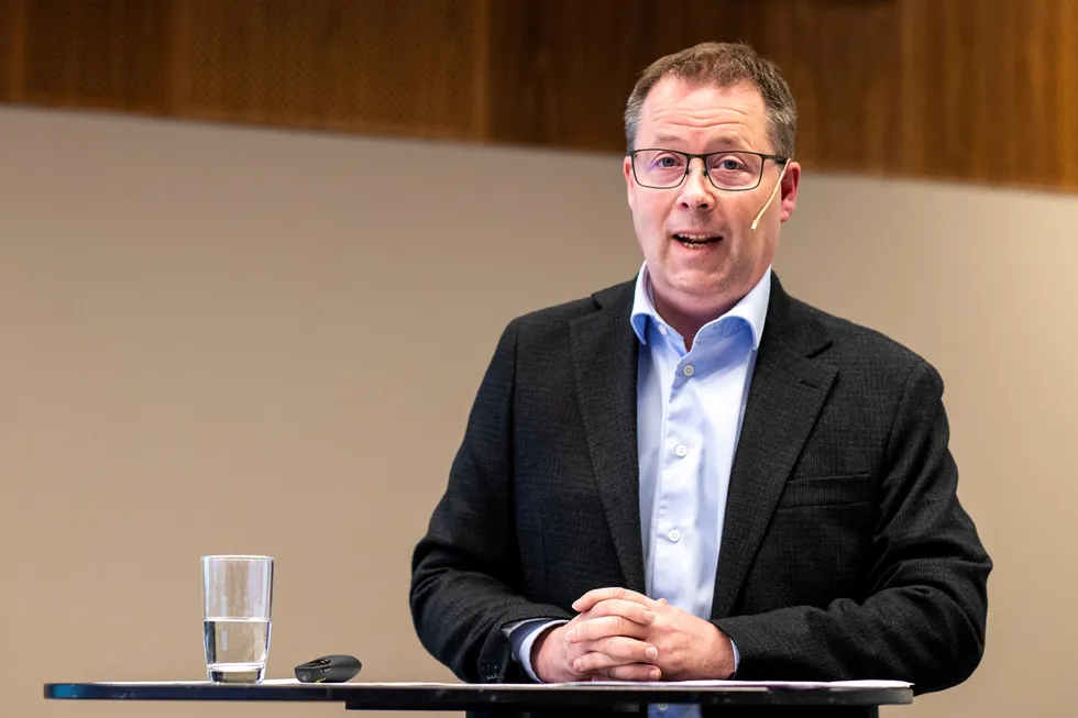 Kommunal- og distriksminister Bjørn Arild Gram.