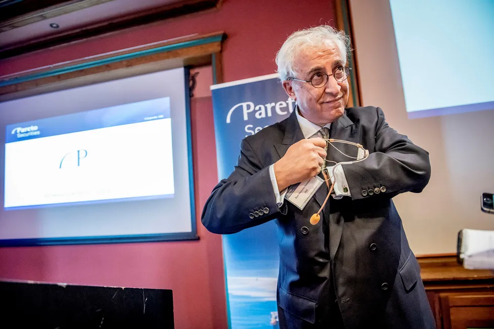 Styreleder Bijan Mossavar-Rahmani i DNO varsler at DNO kommer til å finne seg et nytt område å investere i.