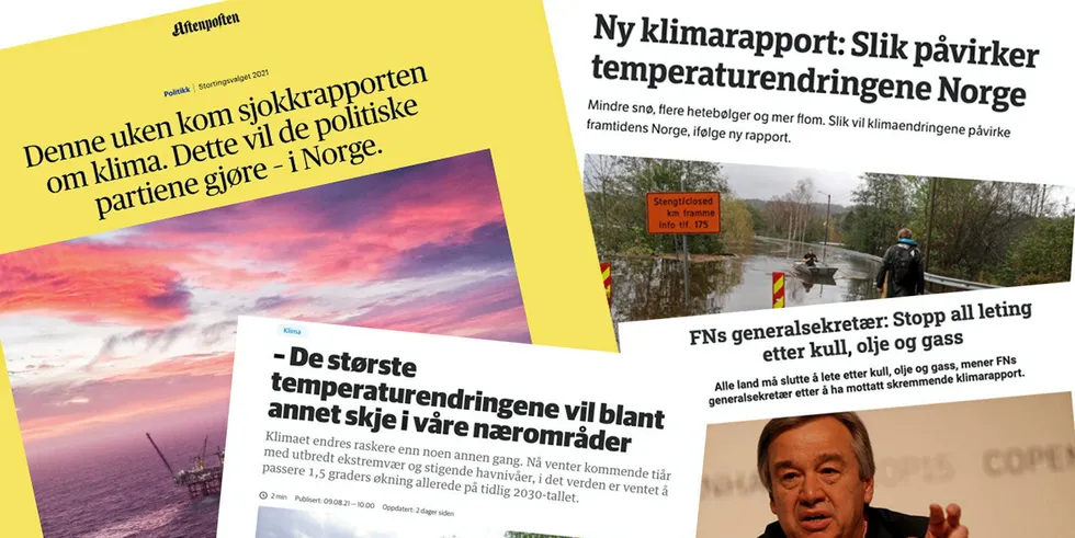 Norske medier skriver stadig mer om klima- og miljøspørsmål, viser en undersøkelse fra Retriever Norge.